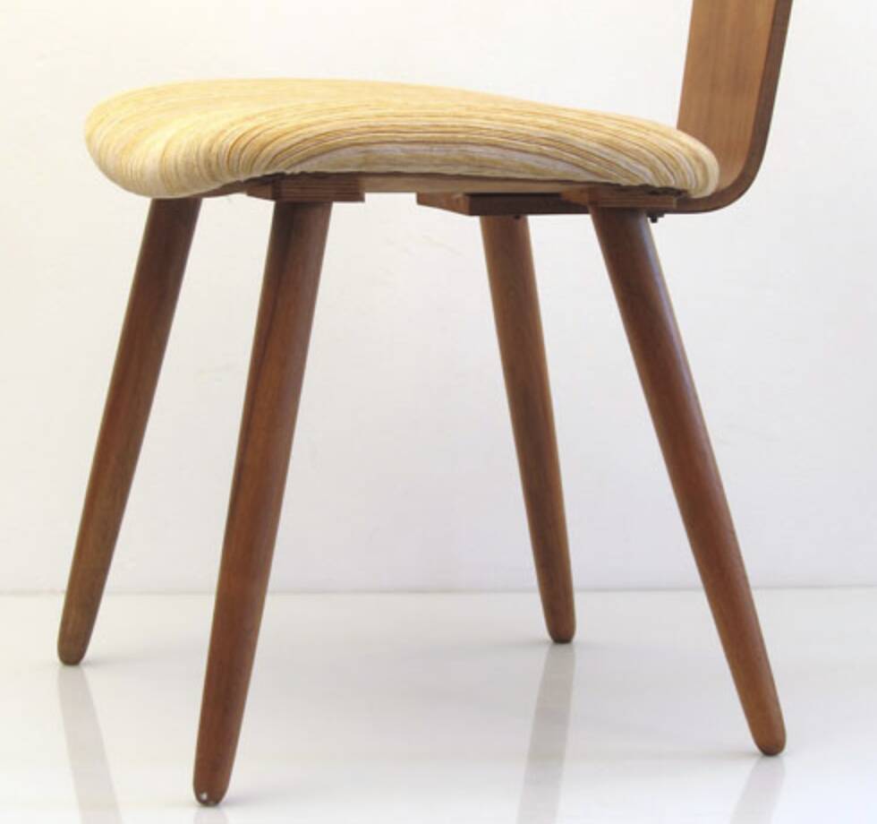 Cees Braakman Pastoe fifties plywood chair
