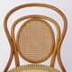 Chaise Fischel vintage rare | Années 1920-1940 | Assise en bois courbé restaurée | Antique