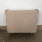 Doll's cradle and wardrobe