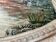 Tableau huile sur toile "Le lavoir"