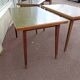 Set of 5 wooden and Formica bistro table
