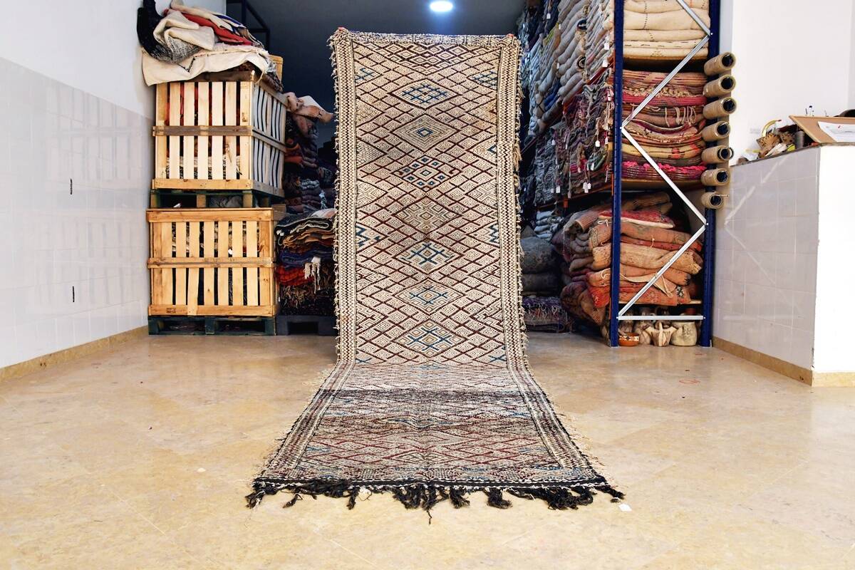 Vintage Zayane Berber Kilim Rug