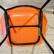 Ensemble de 6 chaises Guariche orange
