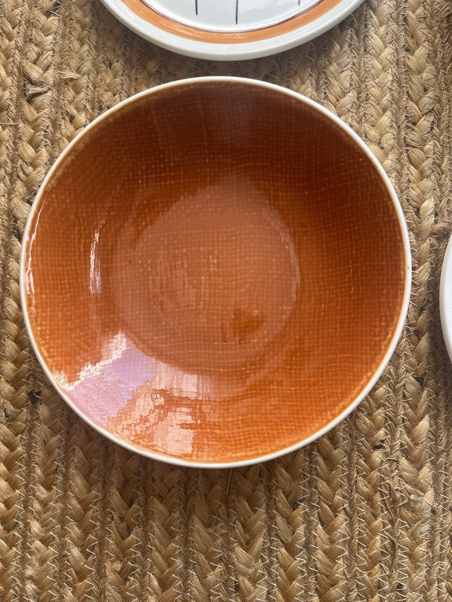 Set of 4 Vintage Salins and Sarreguemines plates