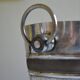 Silver-plated ice or champagne bucket with goldsmith's hallmark