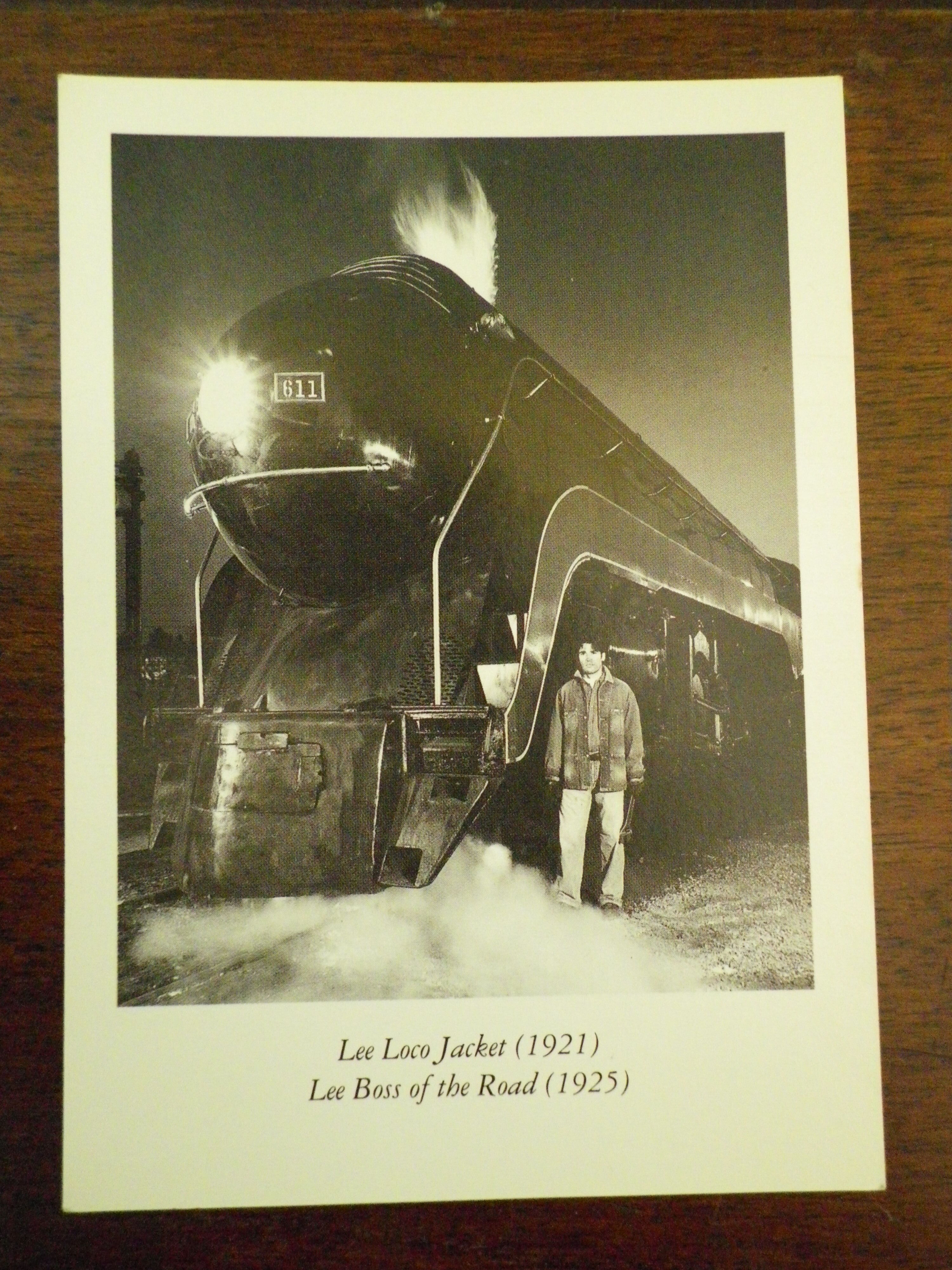 4 photographs/postcards, limited edition of 1992, in black and white