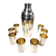 Cocktail shaker Undulations Christofle Gallia 1935 by Luc Lanel