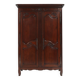 Grande armoire de mariée antique française sculptée de style Louis XVI, 1850