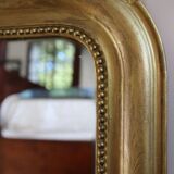 Miroir Louis Philippe feuille d'or