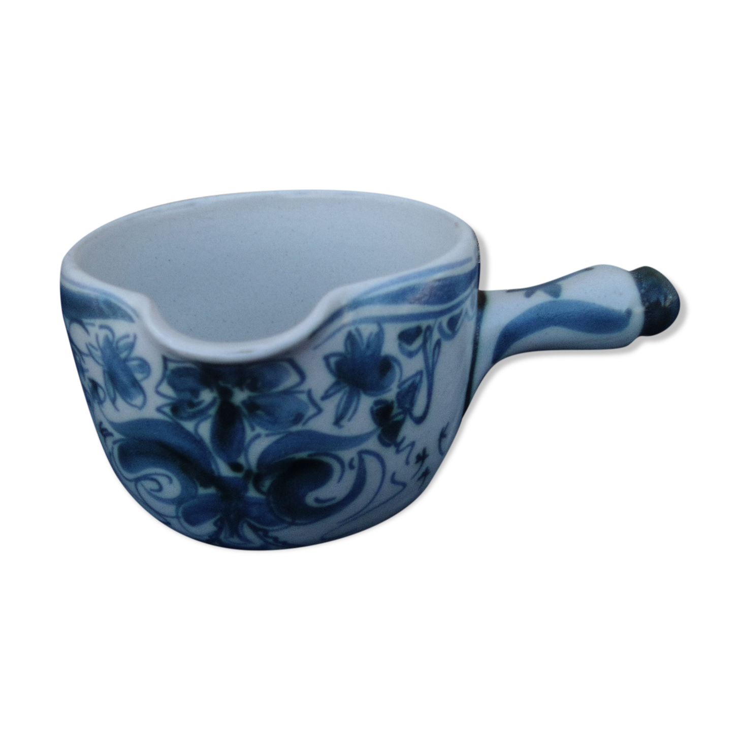 Small skillet in Quimper keraluc Diam earthenware 11 cm