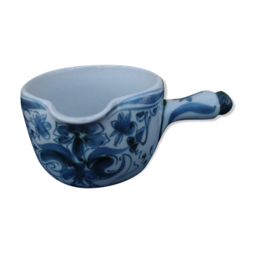 Poêlon en faïence de Quimper Keraluc Diam 11 cm