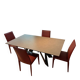 Roche bobois – design dining table + 4 chairs – excellent condition