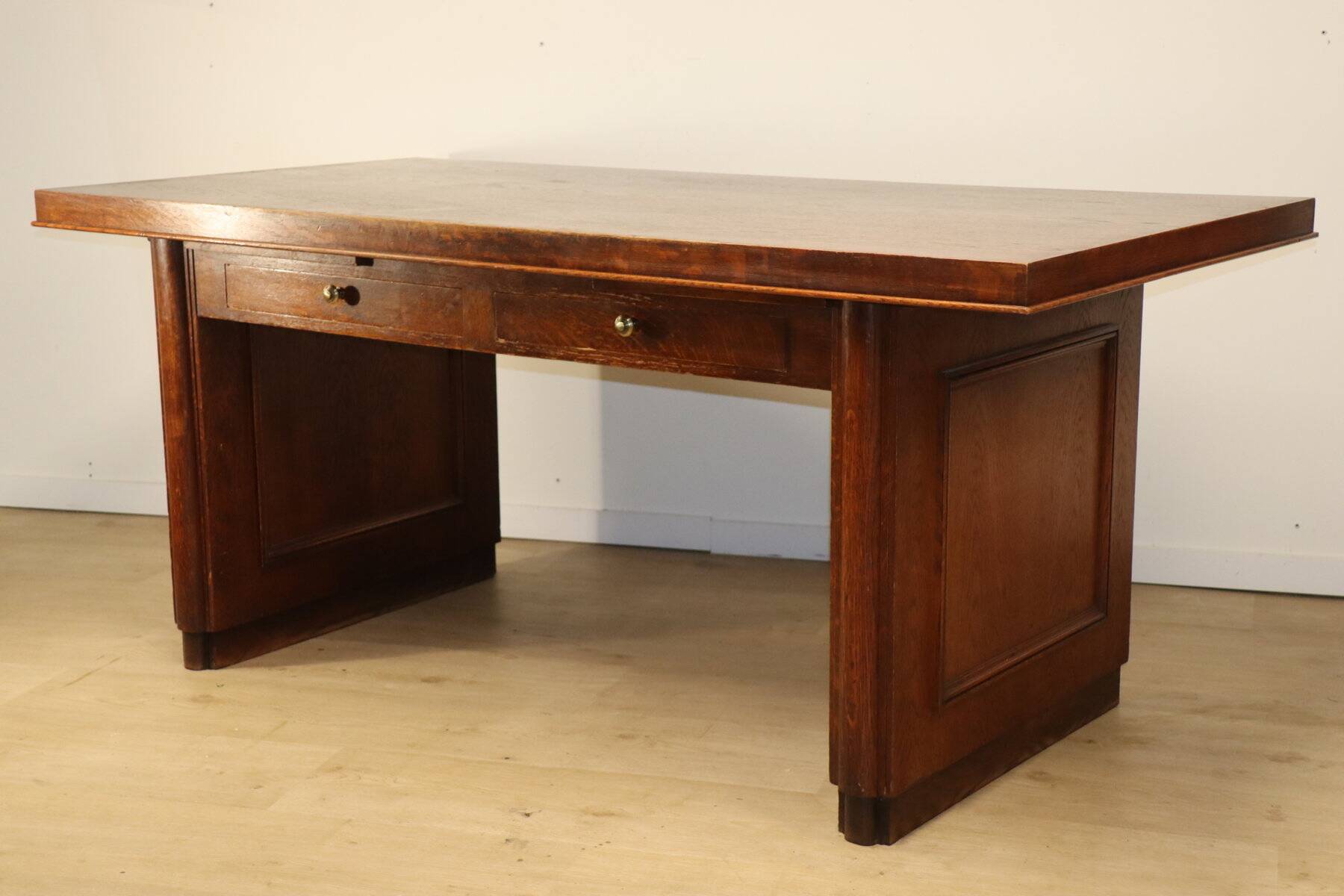 Bureau Moderniste en chêne époque Art Déco, 1940