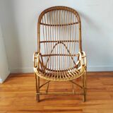 Rattan armchair 1950/60
