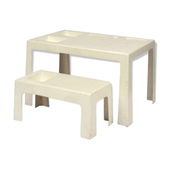 Kostka design desk and table 1972