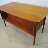 Scandinavian teak desk by Gunnar Nielsen Tibergaard, Denmark