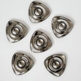 Set of 6 egg cups Carlo Mazzeri & Anselmo