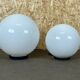 2x 60s 70s ball lamp floor lamp Acrilico PMMA Made in Italy Design 60s