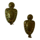 Mid-Century Swedish Wall Sconces in Antique Brass