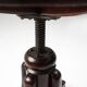 Tabouret de piano Thonet en bois de hêtre courbé avec assise en rotin, Autriche vers 1900