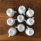 Pastel porcelain coffee service