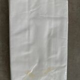 Drap léger blanc longues fibres