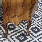 Coffin-style chest of drawers in walnut