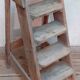 Old stepladder h89cm decorative artisan workshop