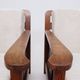 Vintage armchairs set of 2 brutalism off white corduroy