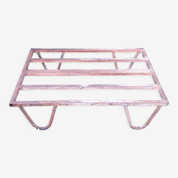 Industrial metal coffee table base