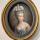 Pastel buste marquise