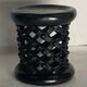 African ebonised Bamileke low stool, Cameroon, 1970s