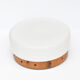 1970s Scandinavian modern White glass plafond, Hustadt Leuchten, Germany