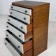 Dresser chiffonnier 6 drawers wenge and satin lacquer