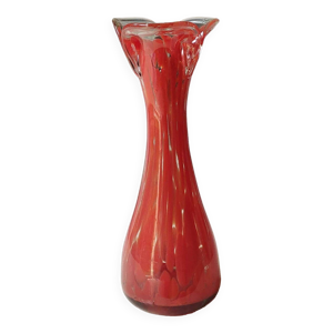 Vase floral style murano