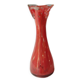 Murano style floral vase