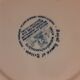 Suite de 6 assiettes bleues retro