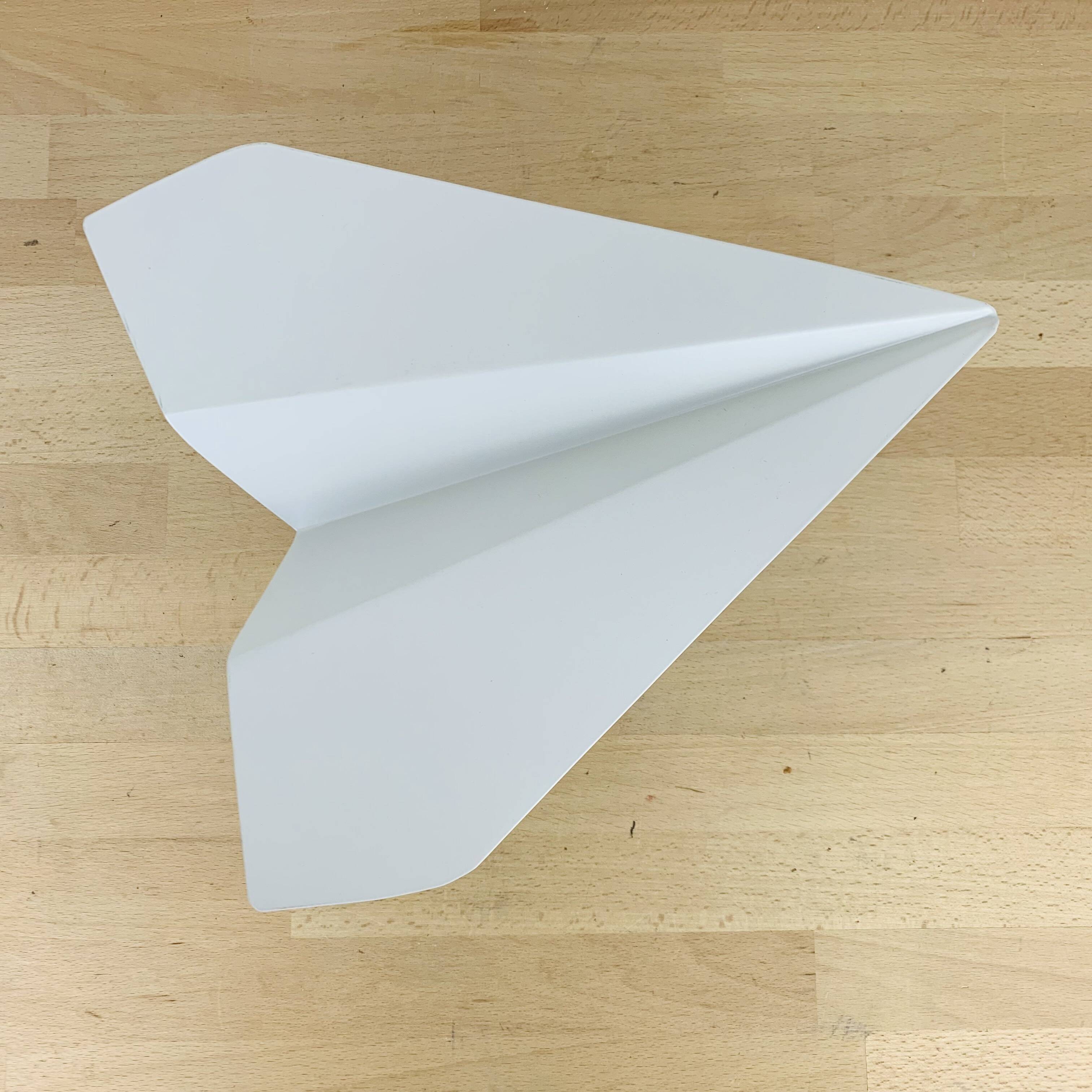 90s origami plane wall light
