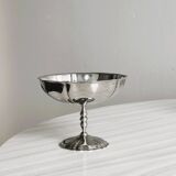 6 very large stainless steel footed bowls, Letang Remy style