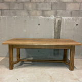 Large dining table in elm - chic country style