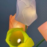 Lampe fleurs 1980