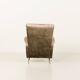 Fauteuil de salon italien en velours du milieu du siècle dans le style de Marco Zanuso, 1960