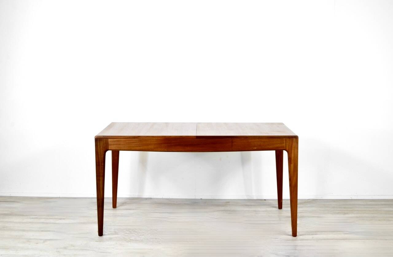 Midcentury Extending Table In Afromosia By A. Younger.