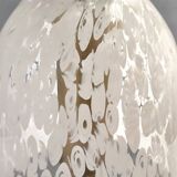 Suspension en verre de Murano blanc, marque La Murrina, Italie, années 1980