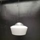 Opaline art deco pendant light