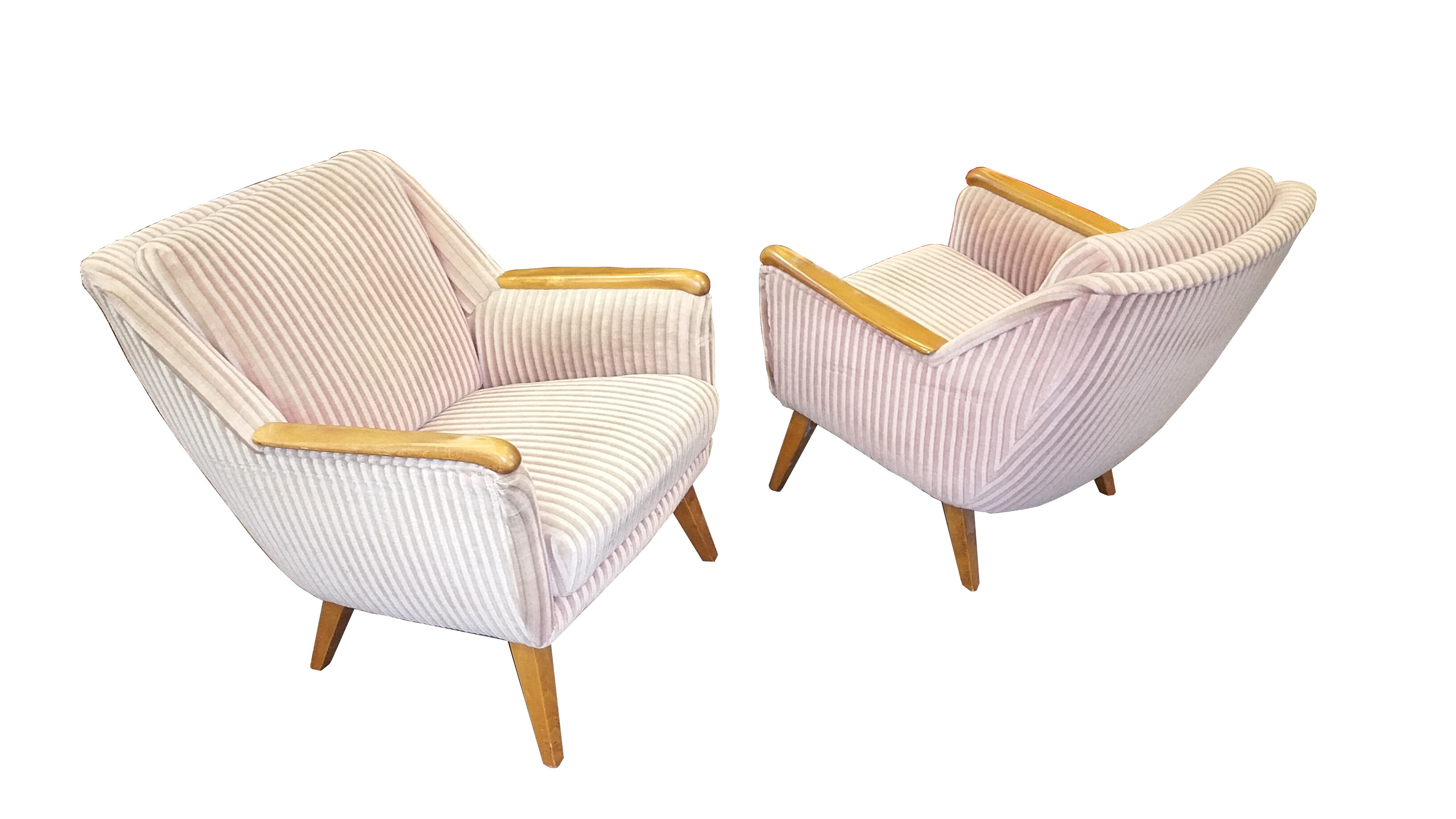 1/6 year 50 60 egg back club chairs