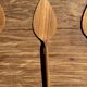 Teak pie server kitchen utensil L30 W8