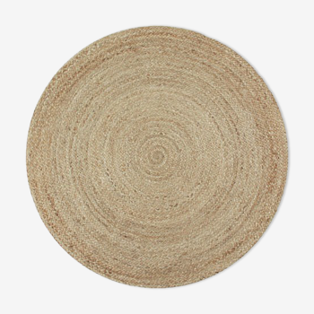 Round carpet in jute 70 cm
