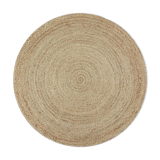 Round carpet in jute 70 cm