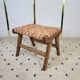 Moroccan wooden stool handmade,